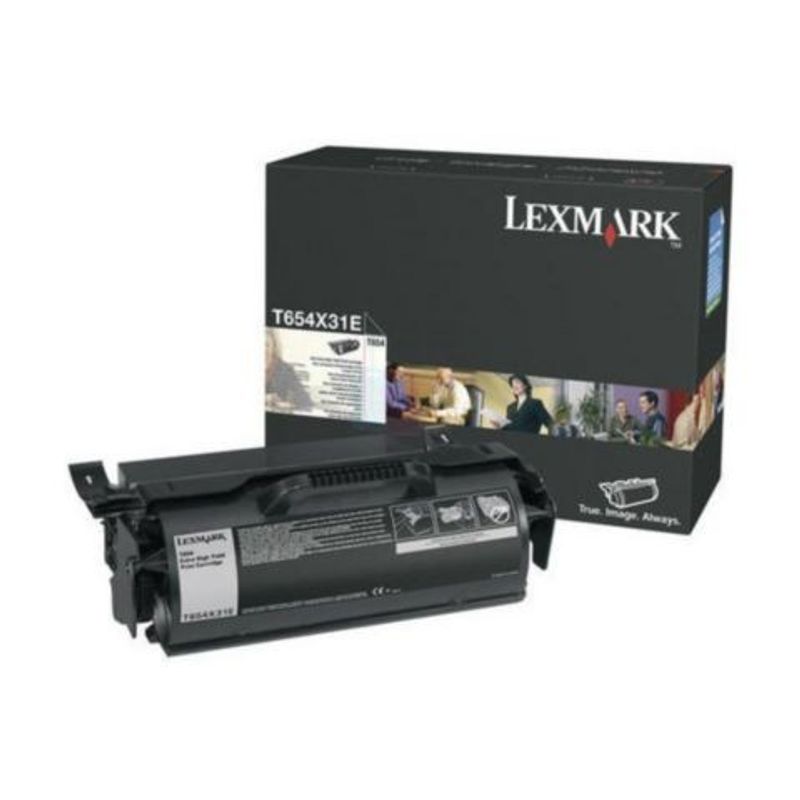 Toner LEXMARK T654X31E 36K svart