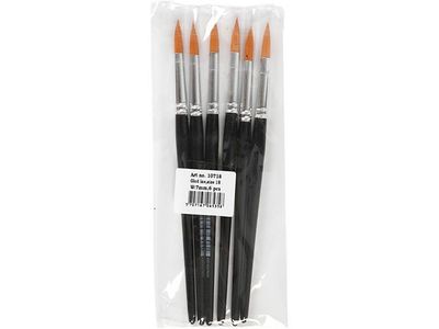 Syntetpensel Gold Line rund nr.18 6/fp