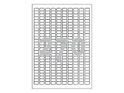 Etikett AVERY avtagb 17,8x10mm 8100/fp