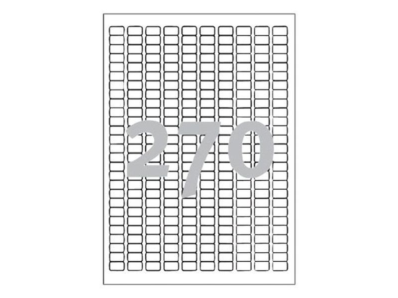 Etikett AVERY avtagb 17,8x10mm 8100/fp