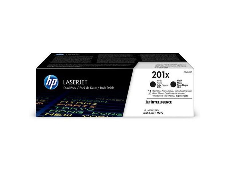 Toner HP CF400XD 201X 5,6K svart 2/fp