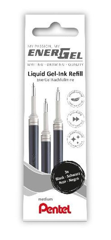 Refill Pentel LR7 Energel 0,7 svart