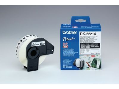 Etikett BROTHER DK22214 12mm x 30, 48m