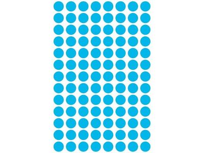 Färgkodningsprick AVERY Ø8mm blå 416/fp