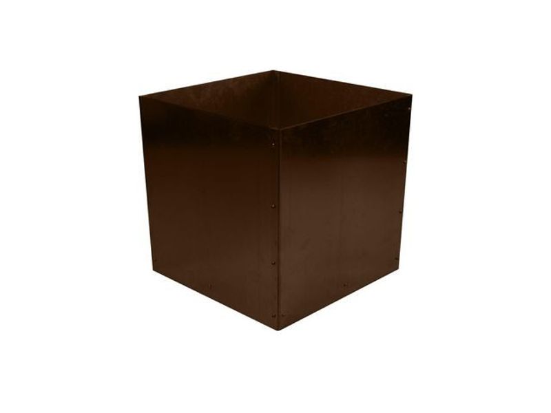 L-kruka utan botten corten 60x60x55cm