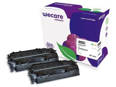 Toner WECARE HP CE505X 6,5K svart 2/fp