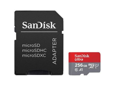 Minneskort SANDISK MicroSDXC Ultra 256GB