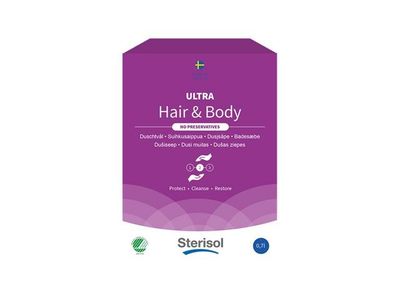 Duschtvål STERISOL Ultra Hair&Body 700ml