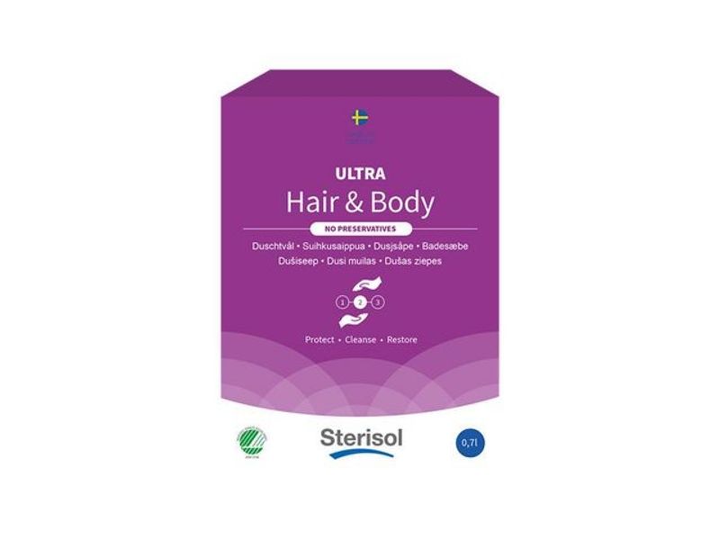 Duschtvål STERISOL Ultra Hair&Body 700ml