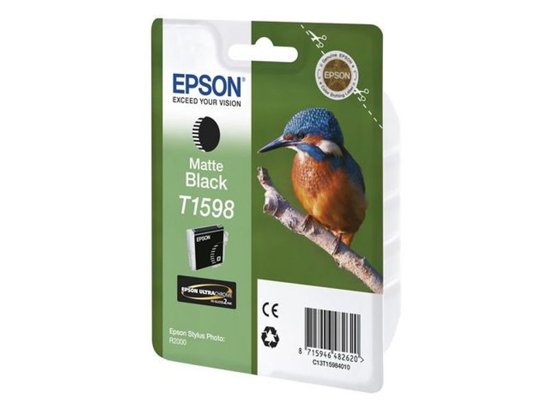 Bläckpatron EPSON C13T15984010 mattsvart