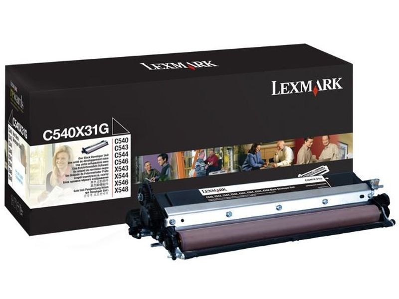 Developer LEXMARK C540X31G 30K svart