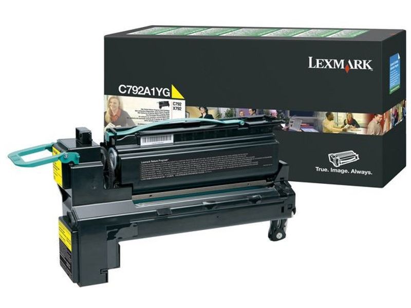 Toner LEXMARK C792A1YG 6K gul