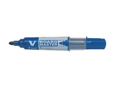 Whiteboardpenna PILOT V Board rund blå