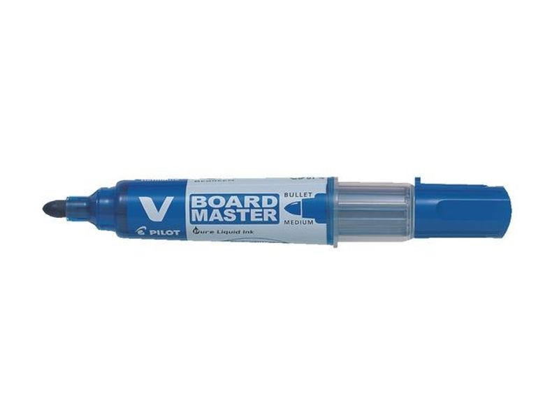 Whiteboardpenna PILOT V Board rund blå