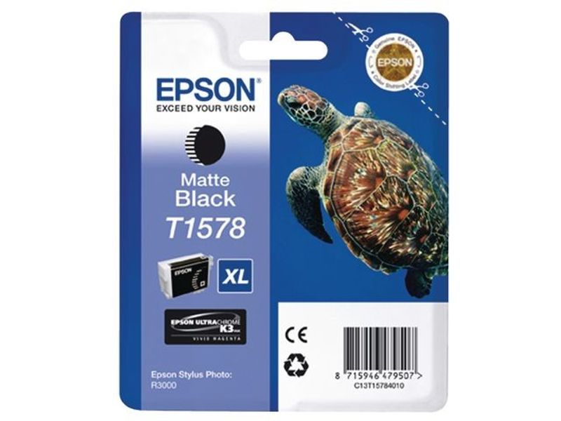 Bläckpatron EPSON C13T15784010 mattsvart