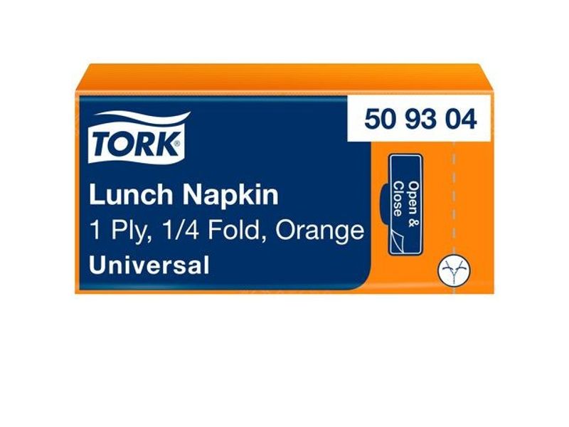 Servett TORK Lunch 1-lags orange 500/fp