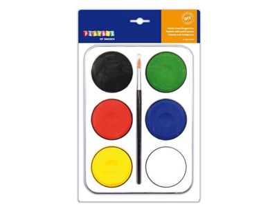 Palett med färgpuckar 57mm