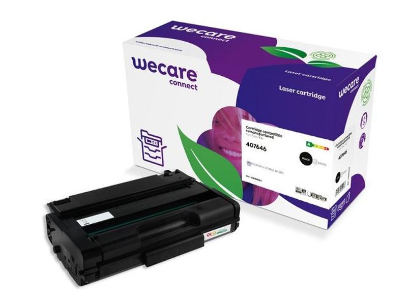 Toner WECARE RICOH 406990 6,4K svart