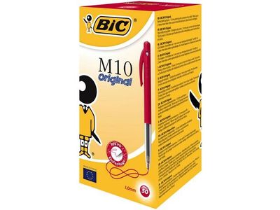 Kulpenna BIC Clic M10 1,0 röd