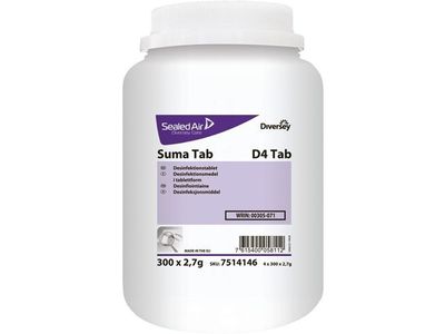 Ytdesinfektionstab. SUMA TAB D4 300/fp