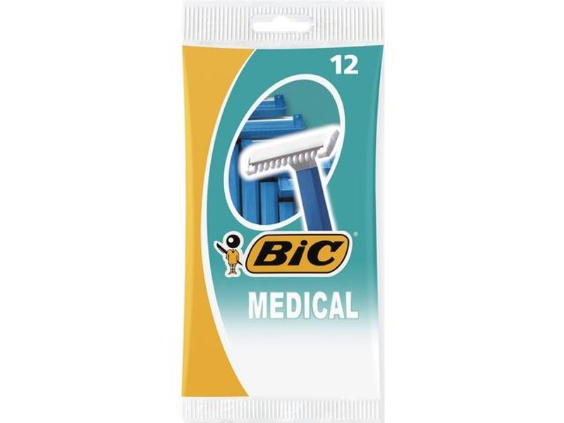 Rakhyvel BIC Medical 1-blad 12/fp