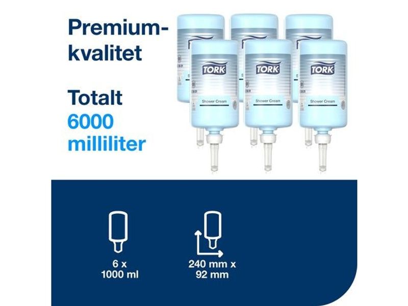 Duschtvål TORK S1 Unisexdoft 1L