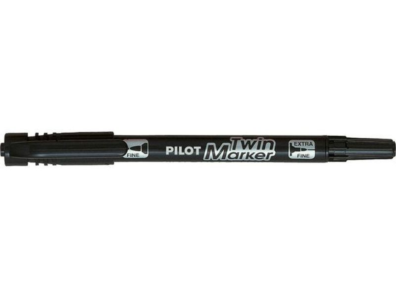 Märkpenna PILOT BG Twin Marker Svart