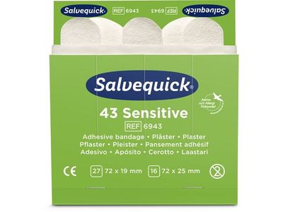 Plåster SALVEQUICK refill nonwoven 43/fp