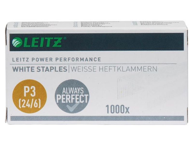 Häftklammer LEITZ P3 24/6 vita 1000/fp