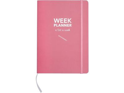 Kalender Week planner odaterad rosa 1051