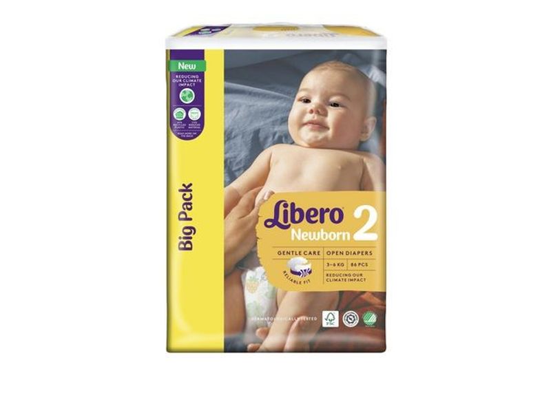 Blöja LIBERO New Born2 3-6kg 86/fp