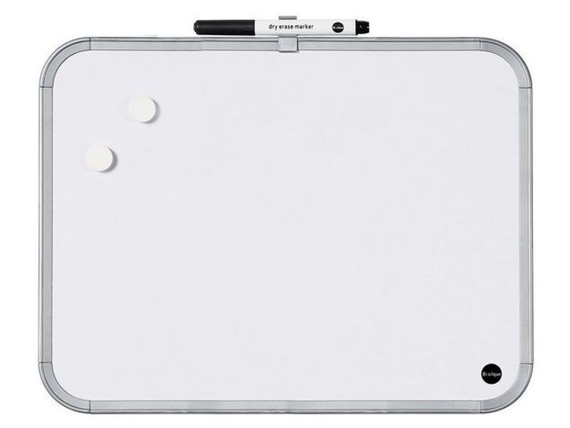 Whiteboard BI-OFFICE slim stål 27,9x35,5