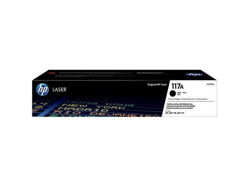 Toner HP W2070A 117A 1K svart