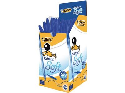 Kulpenna BIC Cristal Soft 1,2 blå