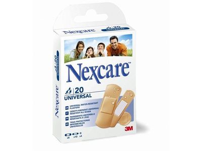 Plåster NEXCARE Universal 3 strl 20/fp