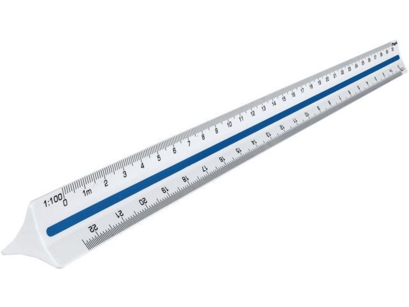 Skallinjal MAPED skalor 1:20-1:125 30cm