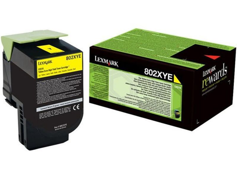 Toner LEXMARK 80C2XYE 4K gul