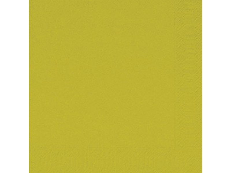 Servett 3-lags 33x33cm kiwi 125/fp