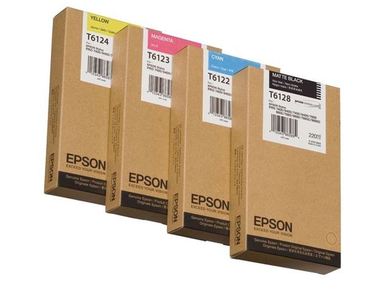 Bläckpatron EPSON C13T612400 gul