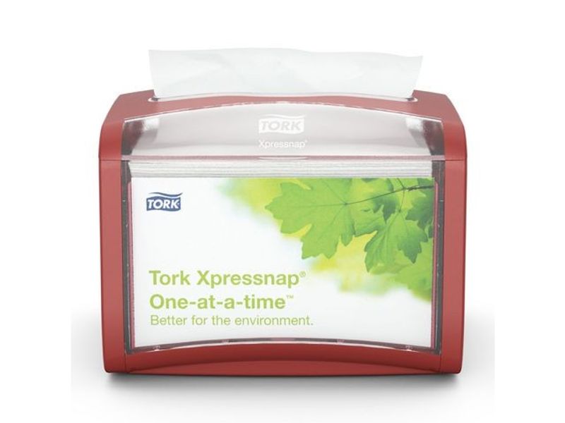 Dispenser TORK N4 Xpressnap S röd