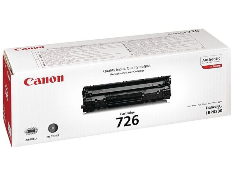 Toner CANON 3483B002 CRG726 2,1K svart