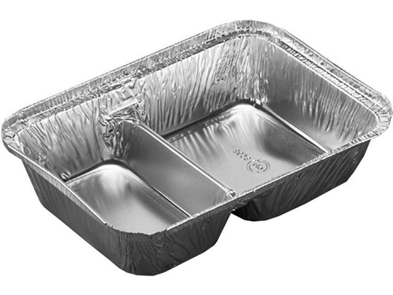 Aluminiumform 2-fack 207x141mm 1000/fp