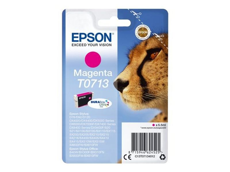 Bläckpatron EPSON C13T07134012 magenta