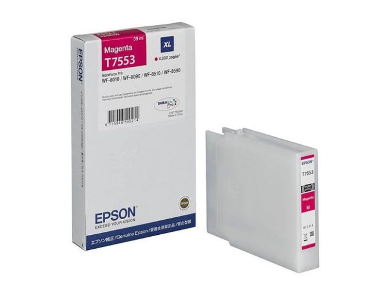 Bläckpatron EPSON C13T755340 magen.