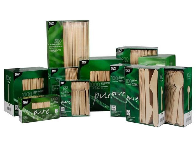 Bestick kaffesked PURE FSC 11cm 100/fp