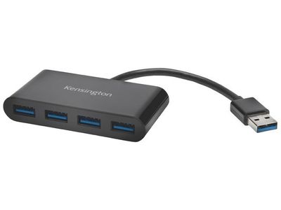 Hub KENSINGTON USB 3.0 4-Port svart