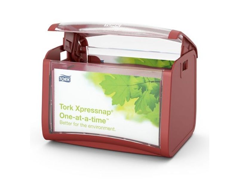 Dispenser TORK N4 Xpressnap S röd