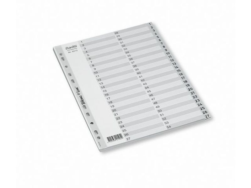 Register BANTEX A4 PP 1-54