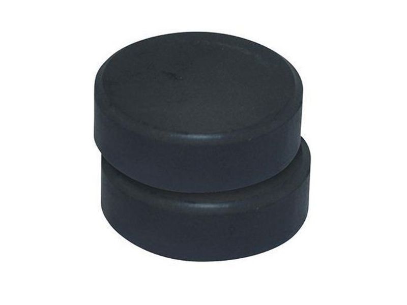 Färgpuckar 57mm, svart 6/fp