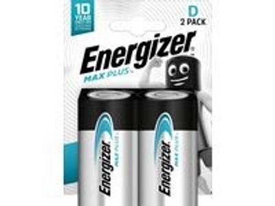 Batteri ENERGIZER Max Plus D 2/fp